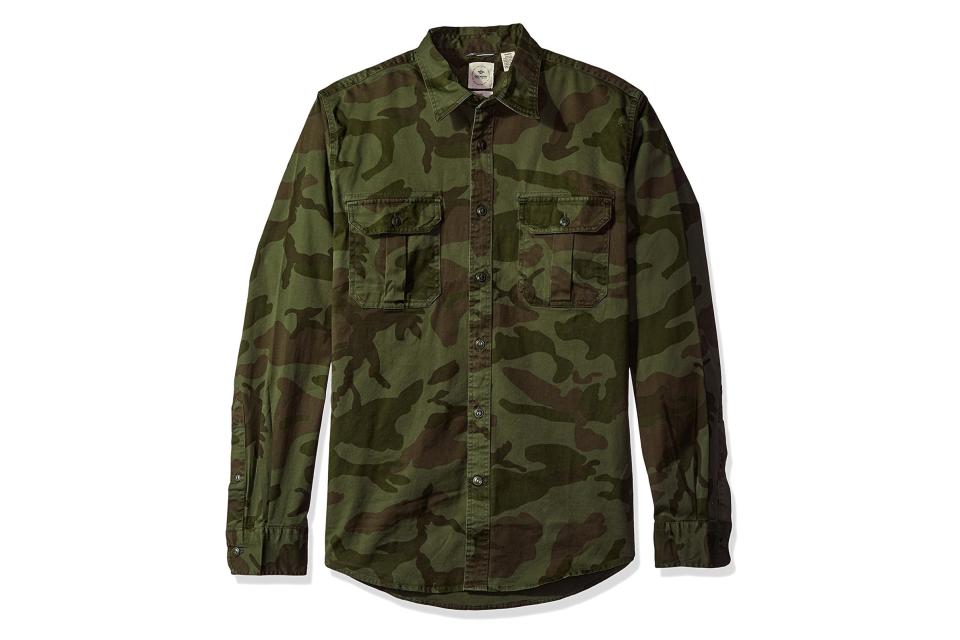 Dockers Camo Print Button-Up