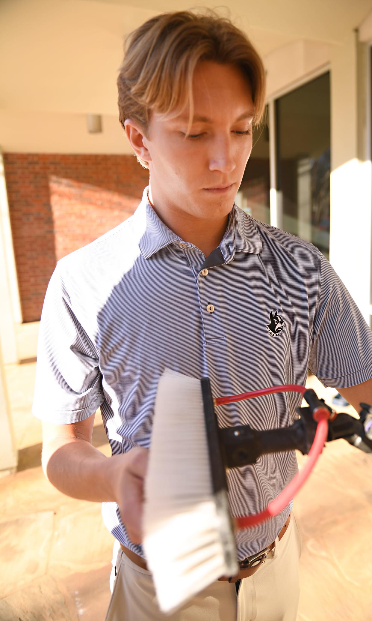 Cohen Kellogg, 20, is a student at Wofford College. Here, Kellogg talks about his company the 'Window Washing Guy' and how he started it to learn how to run a small business.