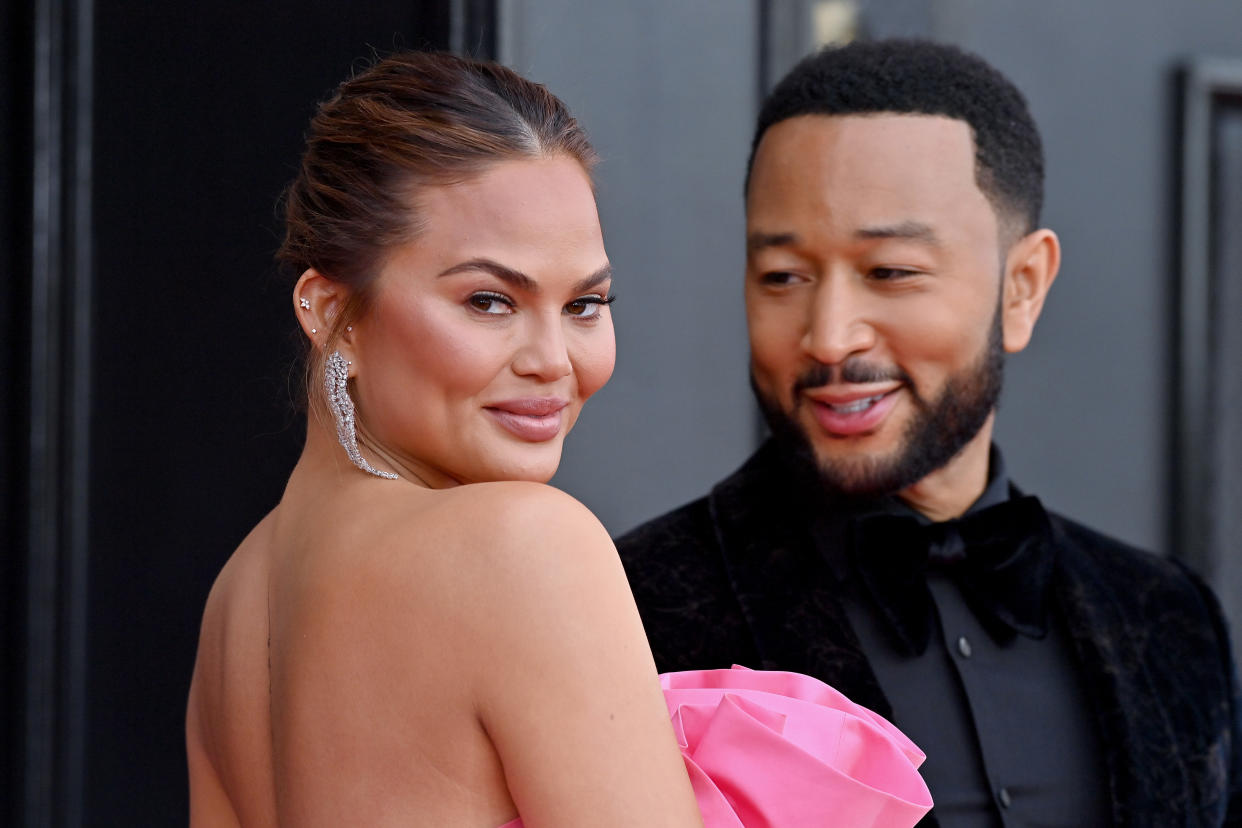 Chrissy Teigen shared on social media about how the title of her husband's new song irritated her. (Photo: Axelle/Bauer-Griffin/FilmMagic)