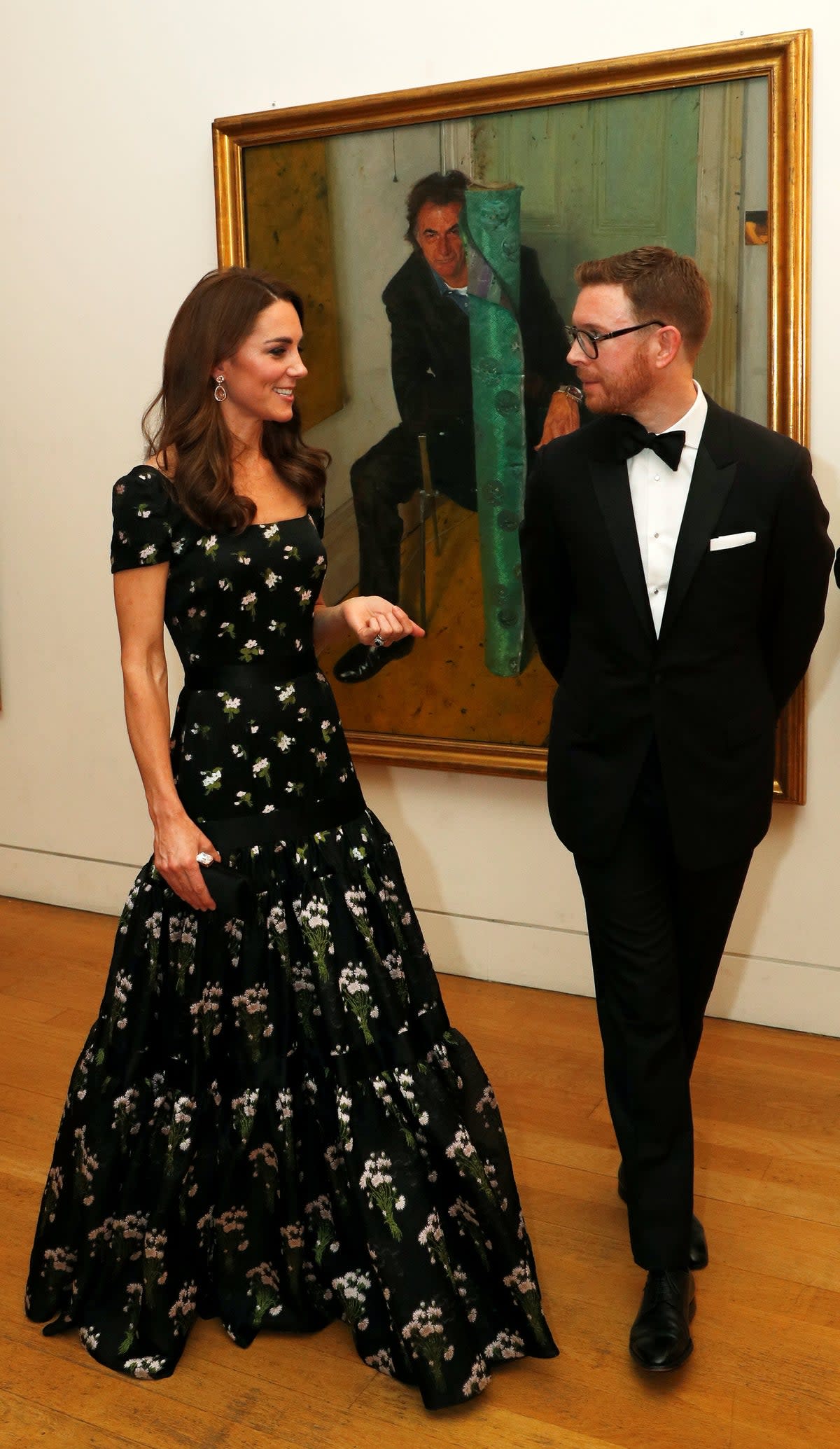 The Princess of Wales speaks with Dr Nicholas Cullinan at the National Portrait Gallery during a visit in 2019 (Getty Images)