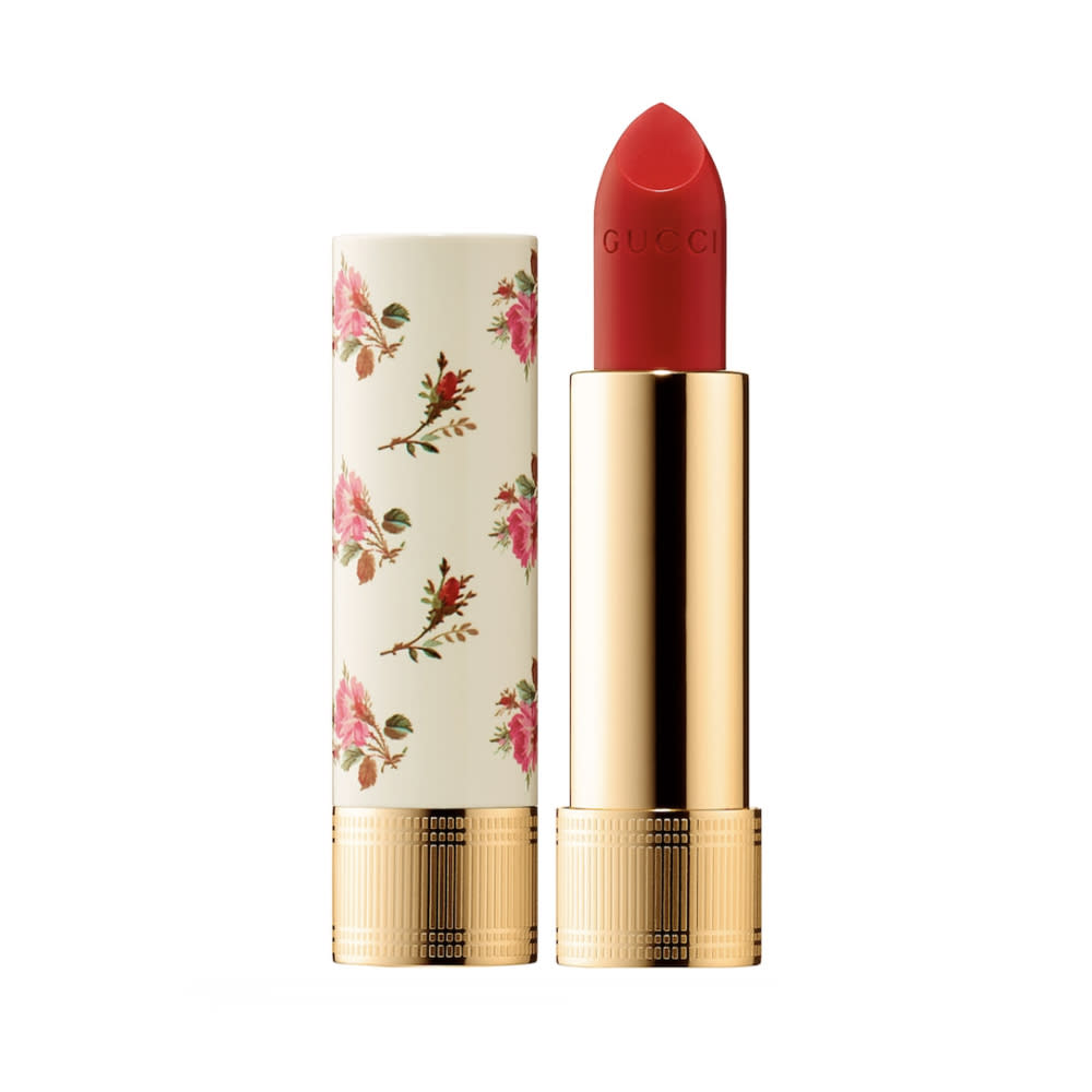 Gucci Rouge à Lèvres Voile Sheer Lipstick in Goldie Red