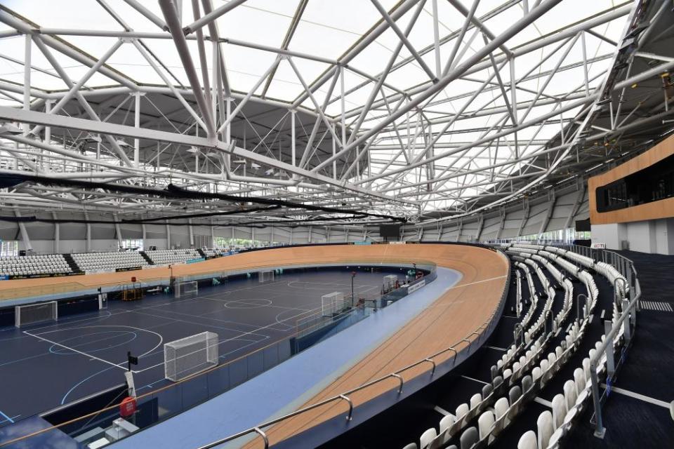 The Anna Meares Velodrome at the Sleeman Sports Complex in Brisbane.