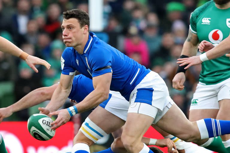 Paolo Garbisi, un regreso celebrado en el seleccionado italiano para enfrentar a Irlanda, en el comienzo de la tercera fecha del Seis Naciones.