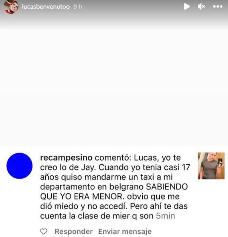 Tras la denuncia de Benvenuto, otros jóvenes aseguraron haber vivido situaciones similares con el conductor.