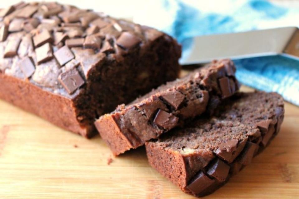 <p>Foody Schmoody Blog</p><p>No one could have predicted that a classic recipe such as Banana Bread would be going viral, but it is! This version takes Banana Bread to a new level; chocolate level to be exact!</p><p><strong>Get the recipe: <a href="https://foodyschmoodyblog.com/chocolate-banana-bread/" rel="nofollow noopener" target="_blank" data-ylk="slk:Double Chocolate Banana Bread;elm:context_link;itc:0;sec:content-canvas" class="link ">Double Chocolate Banana Bread</a></strong></p>