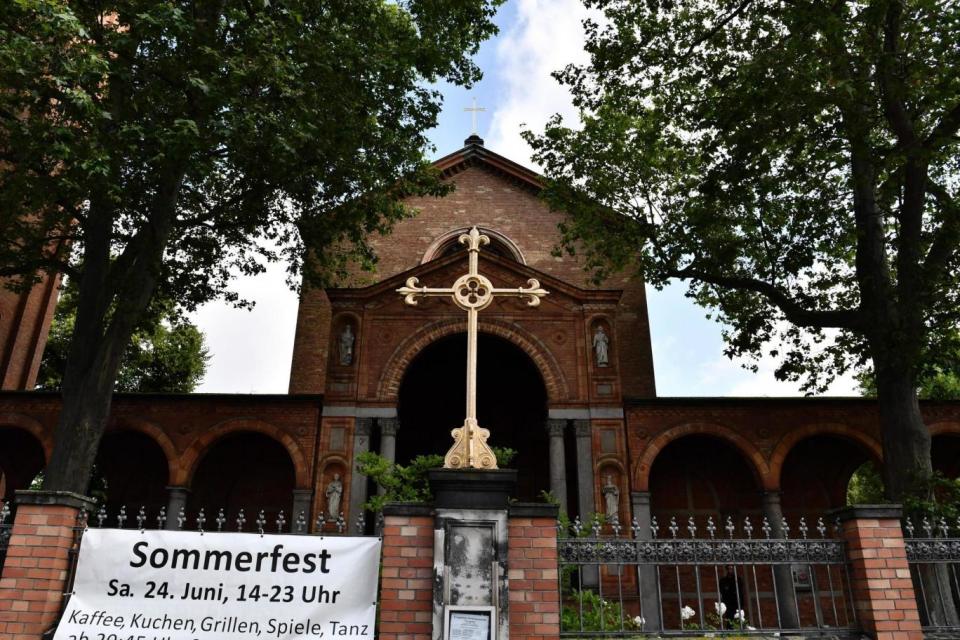 St. Johannis Protestant church which houses the Ibn Rushd Goethe mosque in Berlin (AFP/Getty Images)