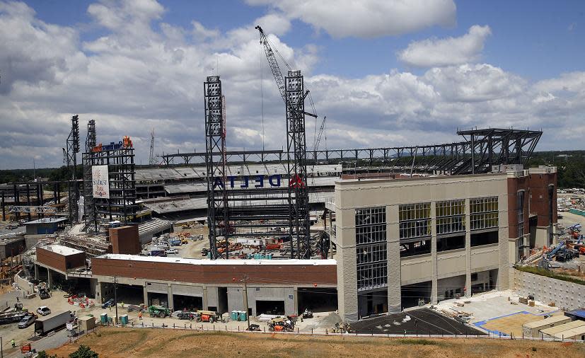 Where will you have the best chances to catch a home run ball at SunTrust  Park? - Atlanta Business Chronicle