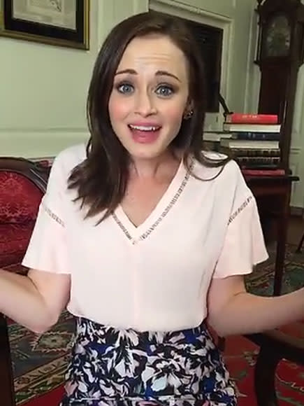 Rory Gilmore is Back at the White House! Alexis Bledel Takes Over Michelle Obama's Snapchat| Gilmore Girls, People Picks, TV News, Alexis Bledel, Michelle Obama