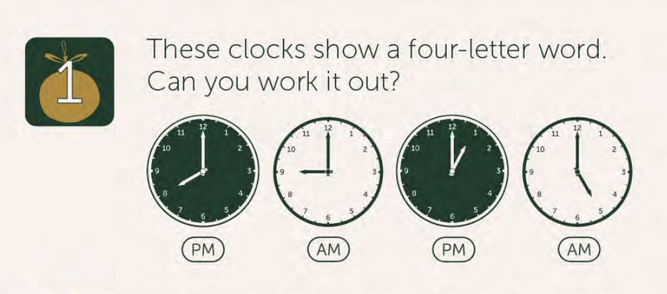 The first challenge in the GCHQ annual codebreaker. (GCHQ)