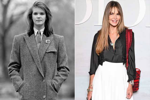 Thomas Iannaccone/WWD/Penske Media/Getty; Stephane Cardinale/Corbis/Getty Elle Macpherson then and now