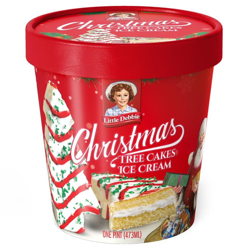 little debbie christmas tree cakes ice cream