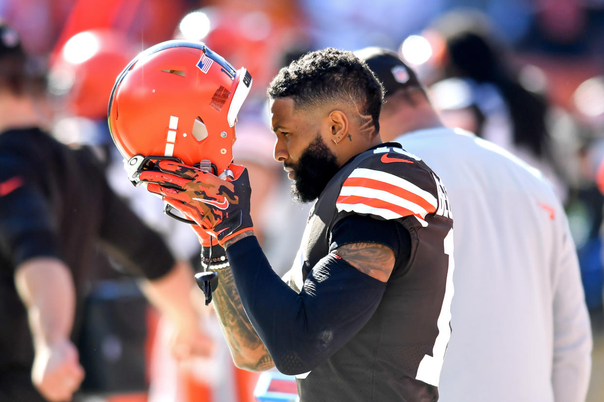 The Odell Beckham Jr. didn't help the Cleveland Browns' 2019 draft class look better the way we thought it would. (Photo by Nick Cammett/Diamond Images via Getty Images)