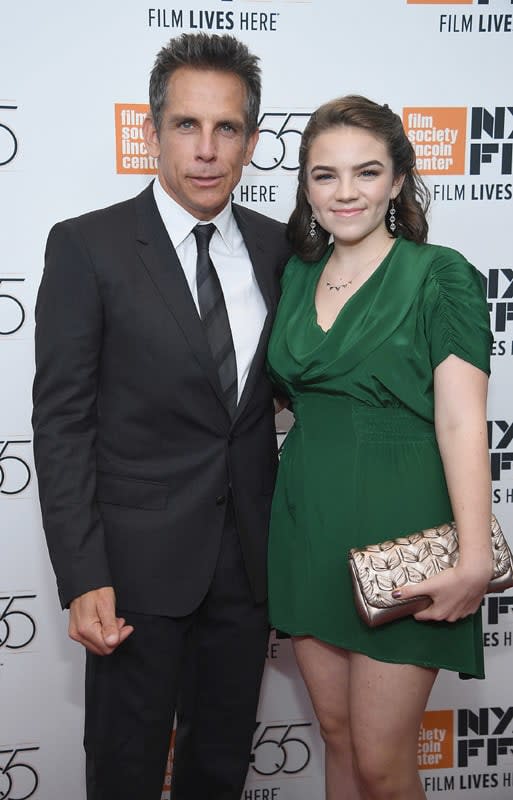 Ben Stiller con su hija Ella