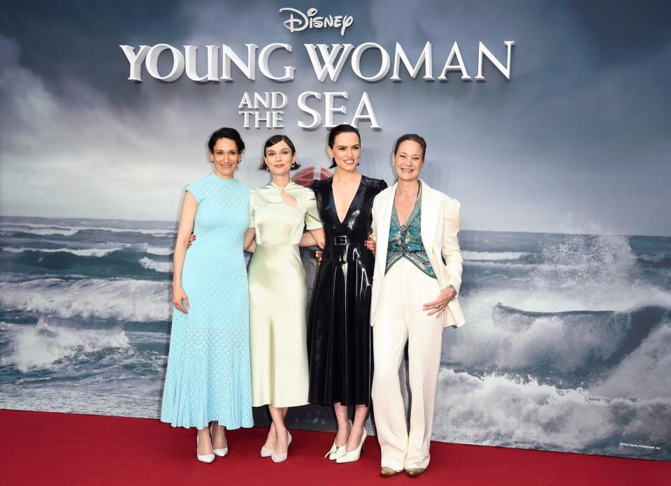 Sian Clifford, Tilda Cobham-Hervey, Daisy Ridley and Jeanette Hain, young woman and the sea