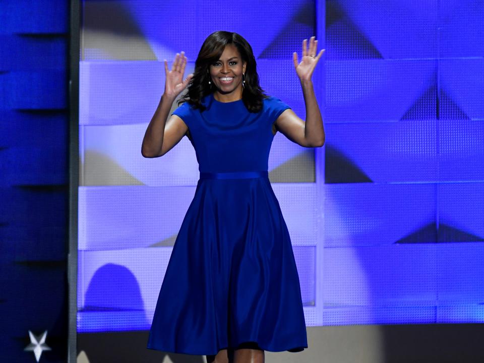 Michelle Obama at the Democratic National Convention in 2016
