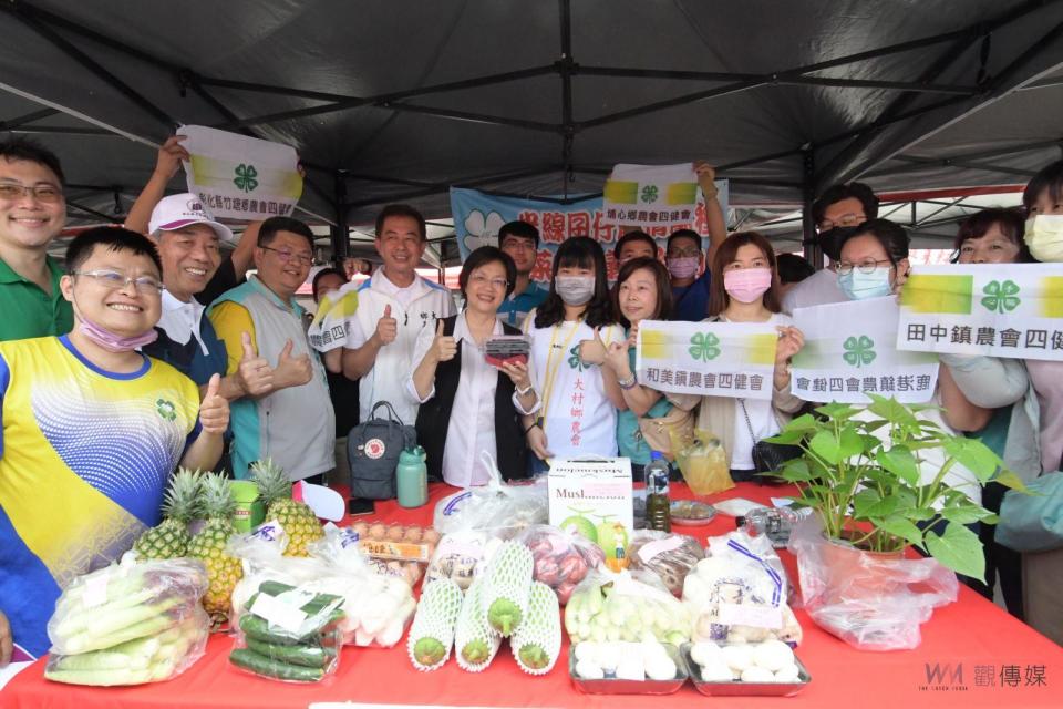 ▲時值葡萄夏果盛產期，大村鄉農會辦理葡萄及農特產品推廣活動，歡迎大家吃當季、買在地。（圖／記者陳雅芳攝，2023.06.18）