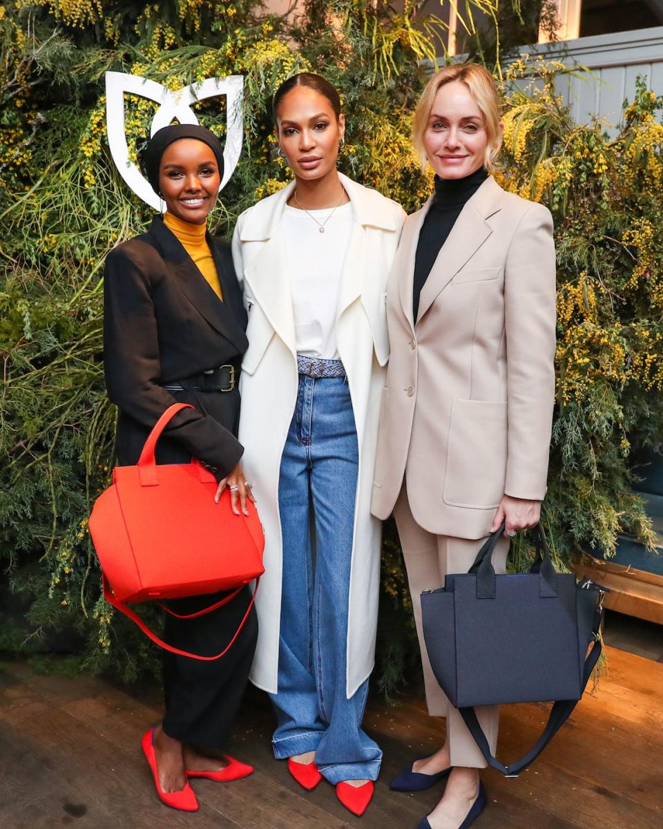 Halima Aden, Joan Smalls, and Amber Valletta