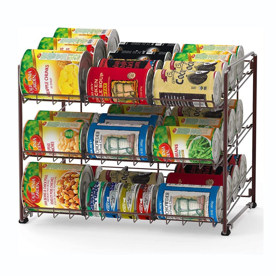 Simple Houseware Stackable Can Rack Organizer
