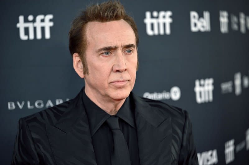 Nicolas Cage attends the premiere of "Dream Scenario" at the Royal Alexandra Theatre during the Toronto International Film Festival in Canada on September 9. The actor turns 60 on January 7. File Photo by Chris Chew/UPI