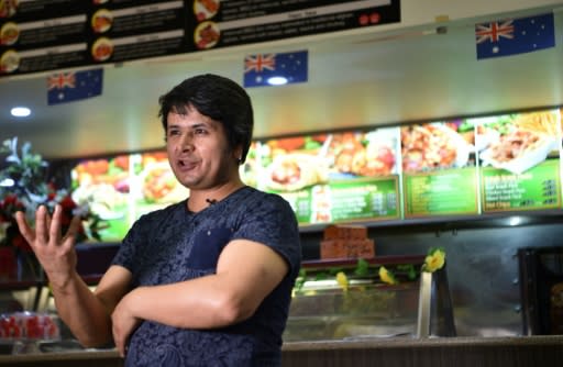 Ali's restaurant in Griffith employs another refugee, and a migrant from Malaysia