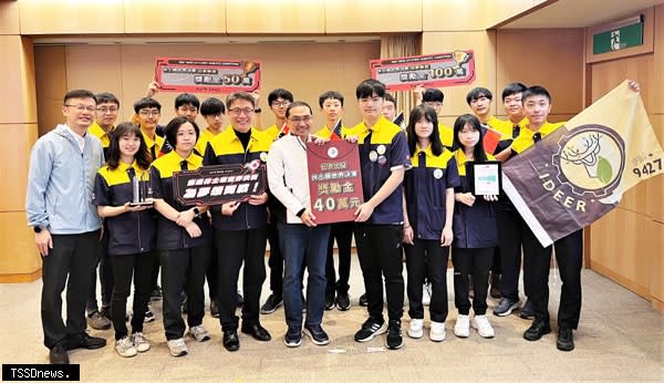 台北市政府將加碼樹林高中獎勵金四十萬，鼓勵師生為夢想而戰。（圖：新北市教育局提供）
