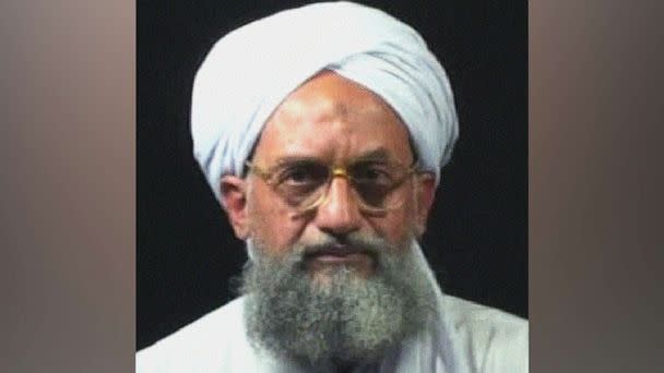 PHOTO: Ayman Al-Zawahiri is pictured at an undisclosed place and time, in an image taken from video aired on Al-Jazeera television network, on Aug. 5, 2006. (AFP via Getty Images, FILE)