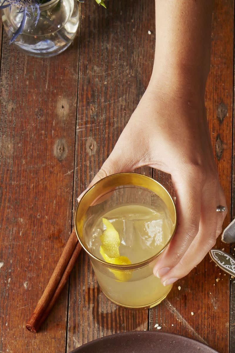 whiskey citrus punch cocktail