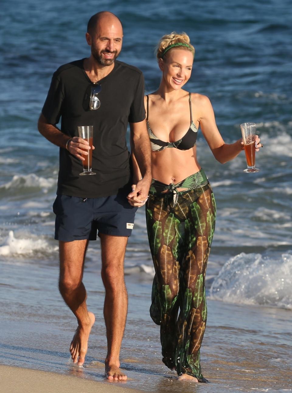 <p><em>Selling Sunset</em>'s Christine Quinn and her husband, Christian Richard, enjoy a getaway to Cabo San Lucas, Mexico, on Jan. 6.</p>