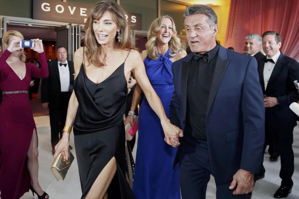 Stallone and Flavin have been married since 1997 (Lucy Nicholson/Reuters)