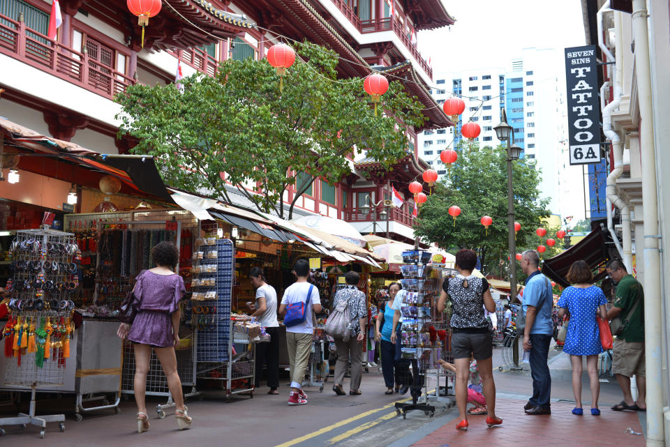 Calle Sago de Chinatown, en Singapur. Foto: Schöning/ullstein bild via Getty Images. 