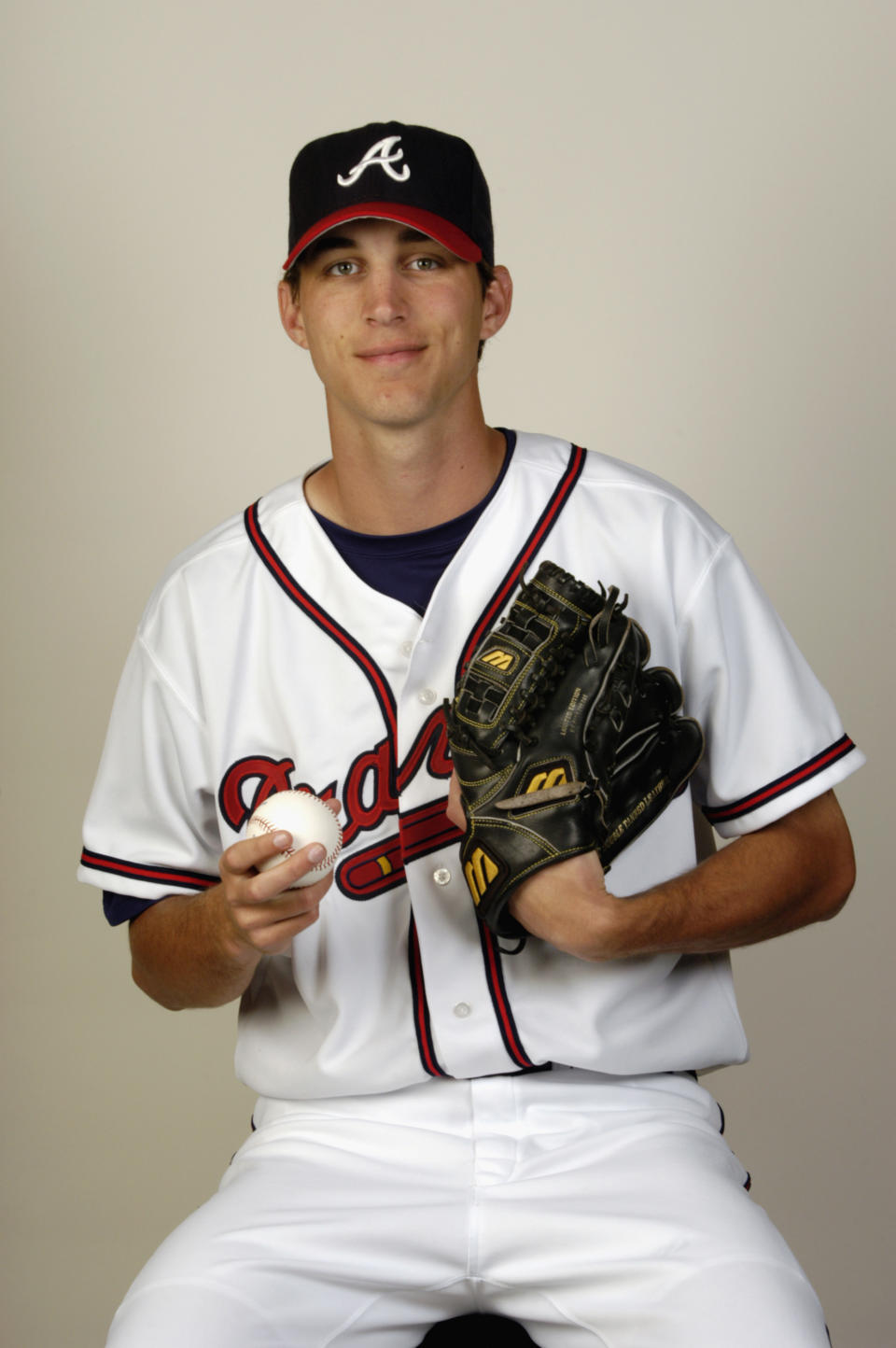 亞特蘭大勇士在2000年時在選秀會上挑走Adam Wainwright。（Photo by Fernando Medina/Getty Images）