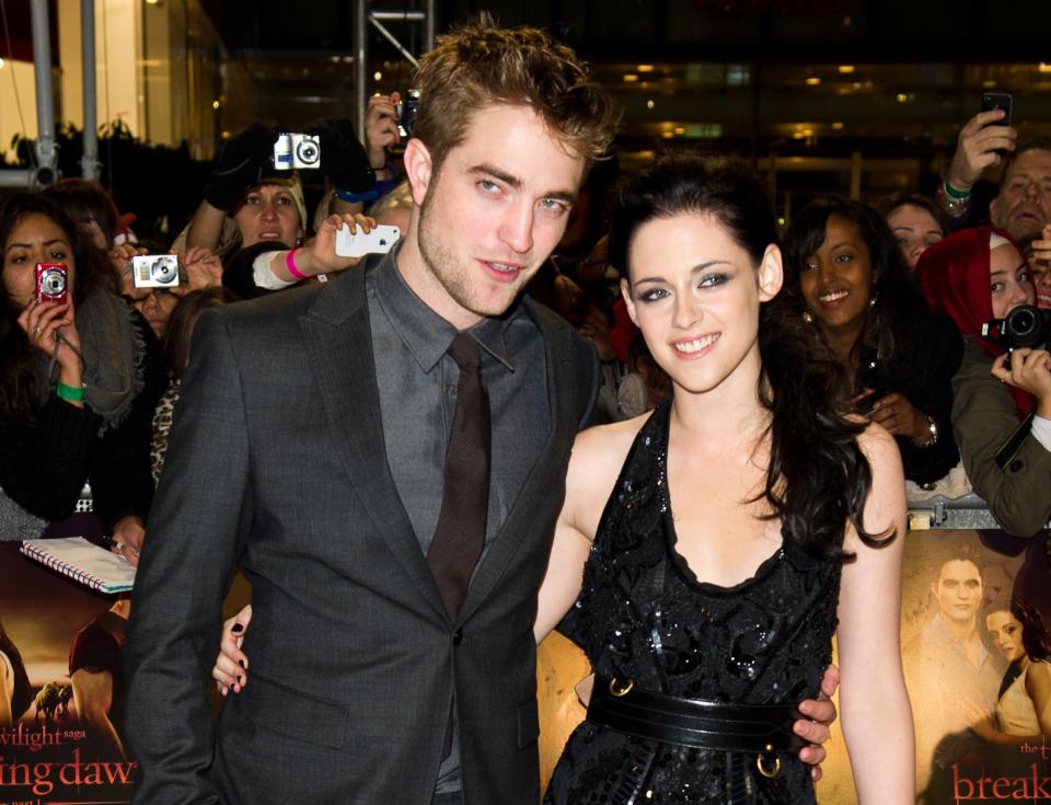 Kristen and Robert pose together at an event