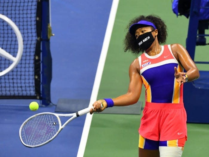 naomi osaka tennis face mask treyvon martin