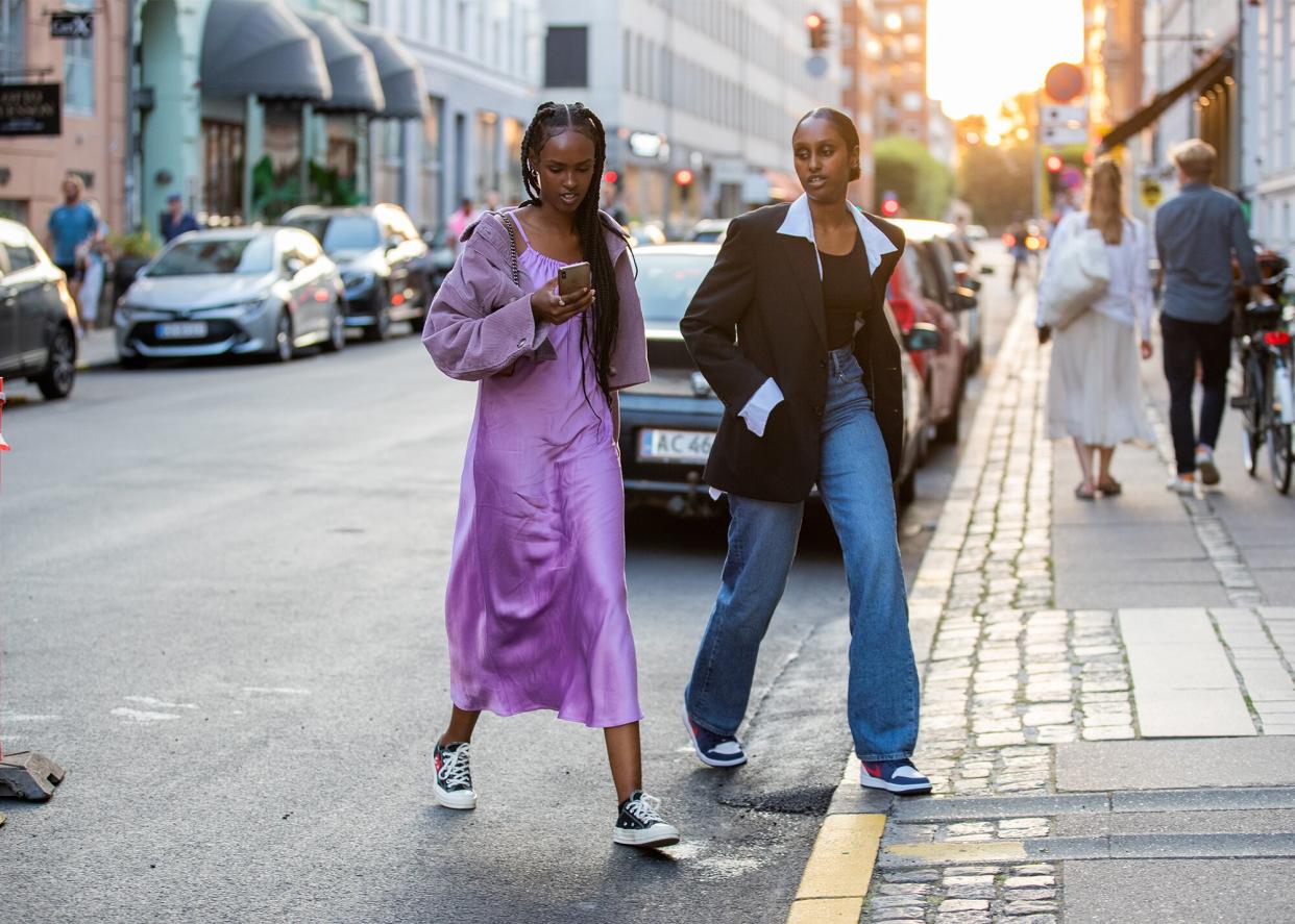 women walking