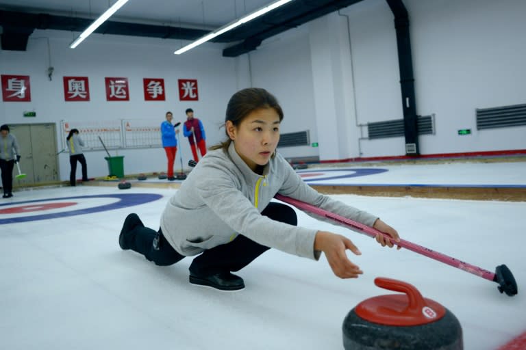 China only settled on an official name for curling -- "ice kettle" -- in 1995, and had no professional teams until 2001