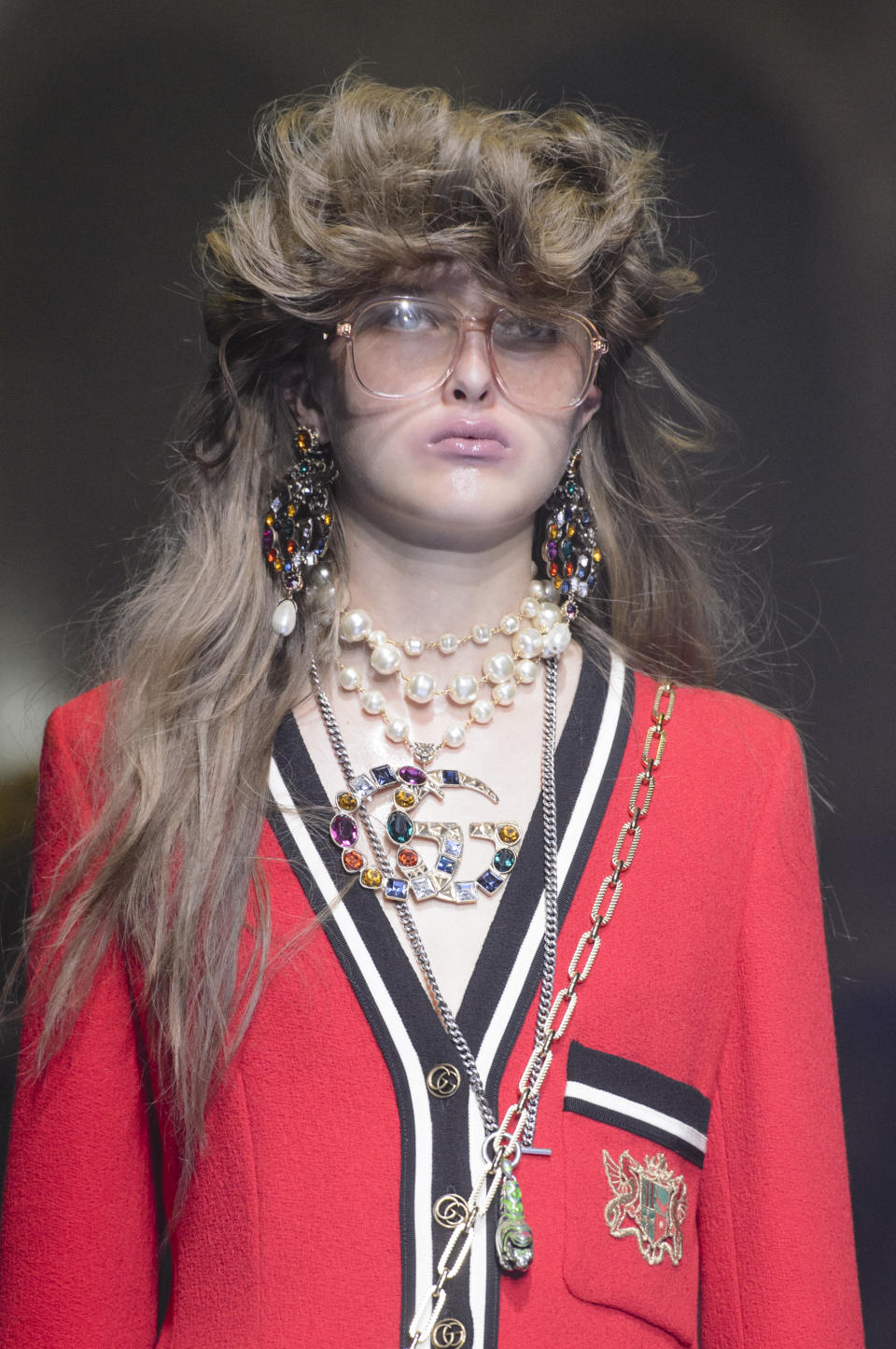 <p><i><em>Working Girl</em>–inspired accessories from the SS18 Gucci collection. (Photo: ImaxTree) </i></p>