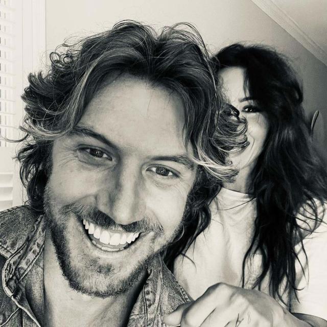 Adam Demos Shares Girlfriend Sarah Shahi's Reaction to His Steamy