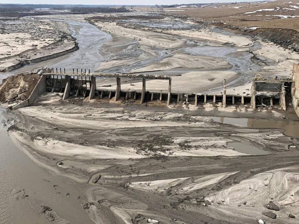 Homes, farms, businesses and public infrastructure were wiped downriver from the Spencer Dam on the Niobrara River in northeastern Nebraska, which failed due to heavy water and ice flows in March, 2019. The failure of the 90-year-old dam, which took place not far from South Dakota’s southern border, also led to the death of one man who was washed away and remains missing.