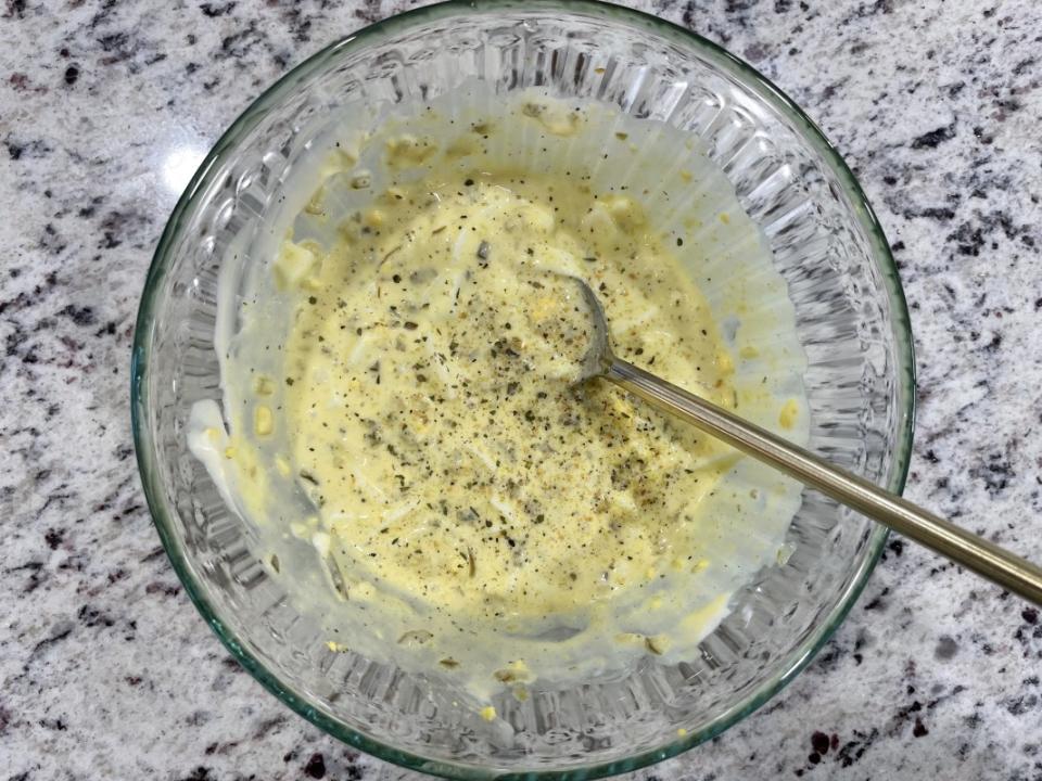 Eugene Levy's Famous Egg Salad<p>Courtesy of Choya Johnson</p>