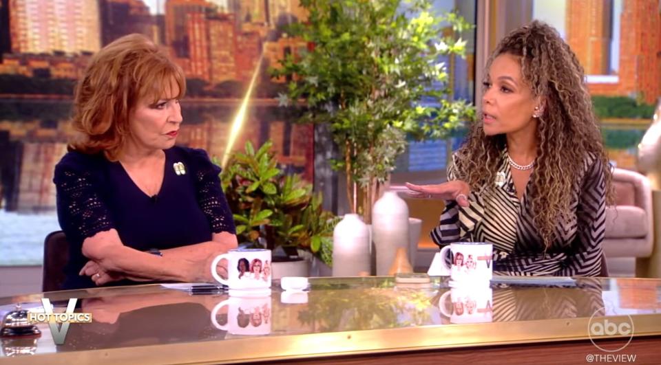 Joy Behar and Sunny Hostin on 'The View'