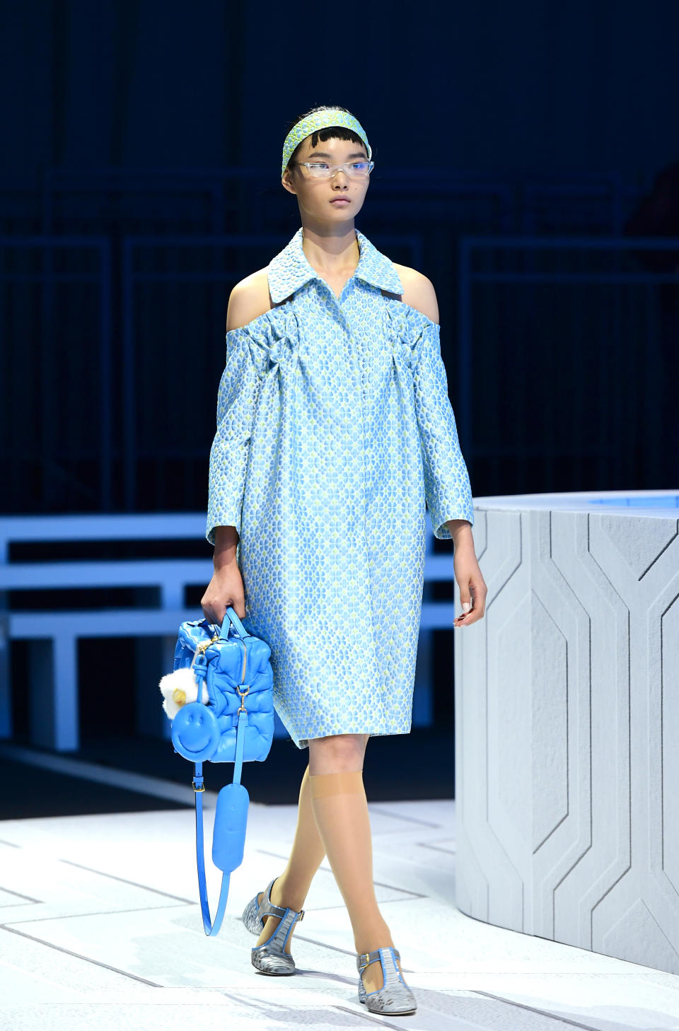 Cold-shoulder shirt dresses at Anya Hindmarch