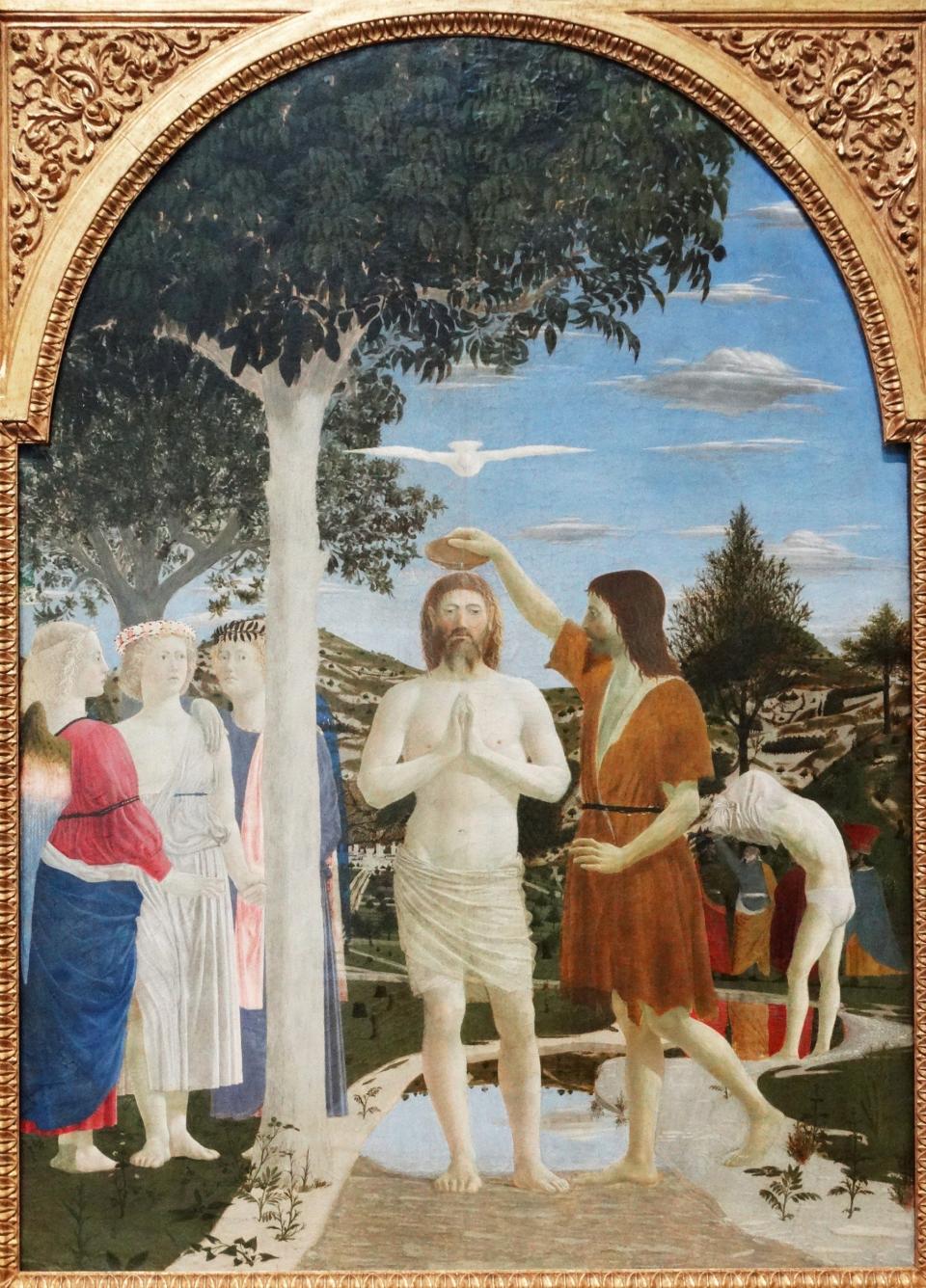 Piero della Francesca's 'The Baptism of Christ', 15th Century - The National Gallery