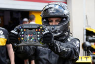 Formula One F1 - French Grand Prix - Circuit Paul Ricard, Le Castellet, France - June 24, 2018 Aseel Al-Hamad of Saudia Arabia drives a Lotus Renault E20 Formula One car during a parade before the race REUTERS/Jean-Paul Pelissier