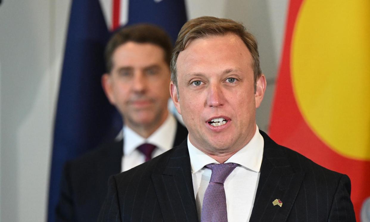 <span>Queensland premier Steven Miles says the community safety plan includes ‘practical measure that have been proven to work’.</span><span>Photograph: Darren England/AAP</span>