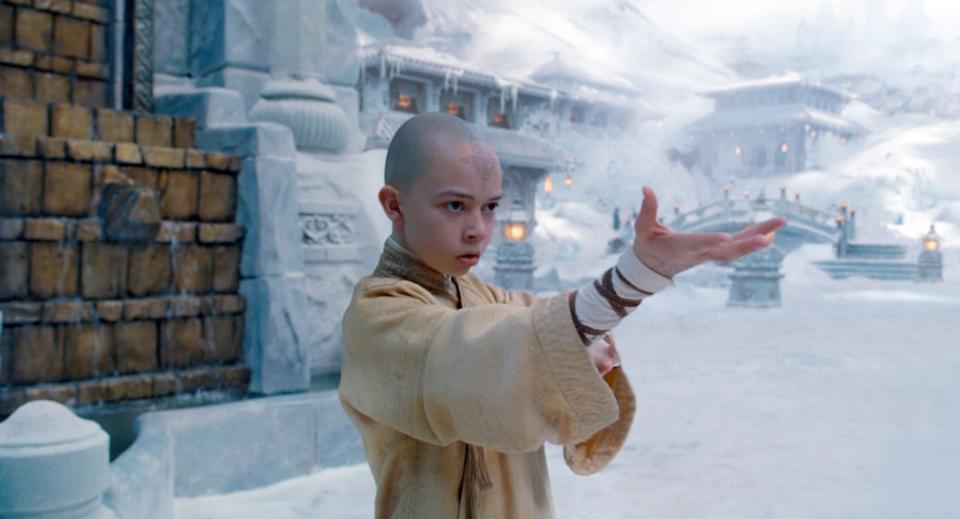 THE LAST AIRBENDER, Noah Ringer, 2010. Ph: Industrial Light & Magic/©Paramount/Courtesy Everett Collection