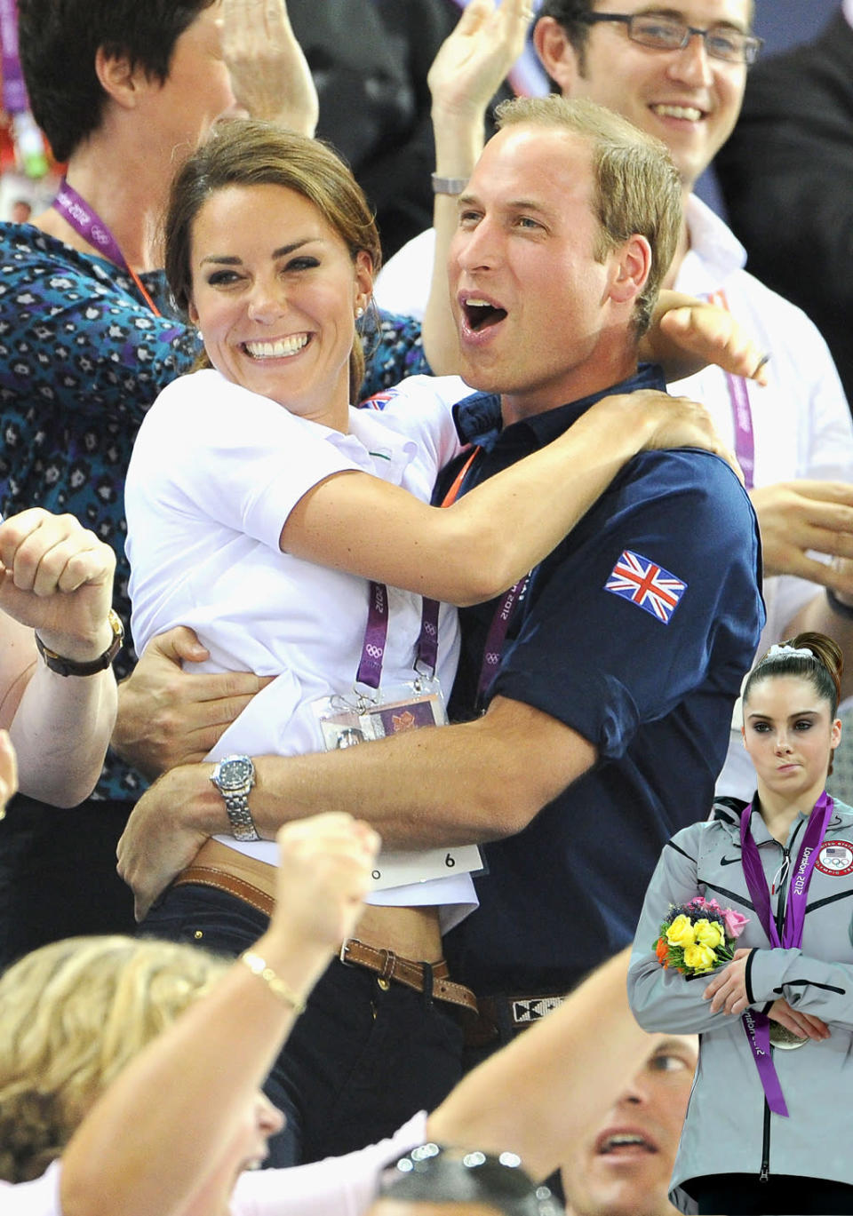 McKayla Maroney is not impressed with Will and Kate's happiness.