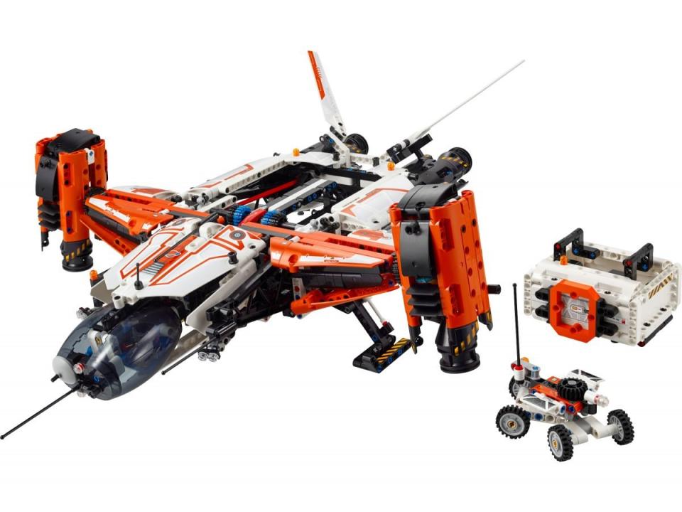 LEGO space orange spaceship