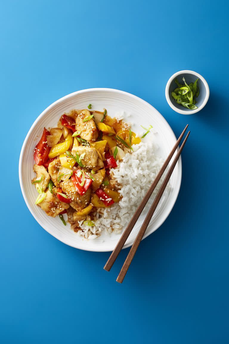 49) Sesame Chicken Stir-Fry