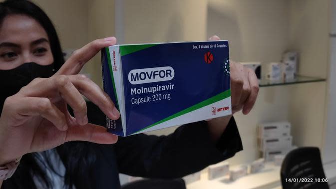 Obat COVID-19 Molnupiravir (Foto: Liputan6.com/Fitri Haryanti Harsono)