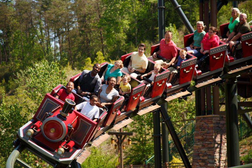 Dollywood's FireChaser Express is one of many activities at the theme park.
